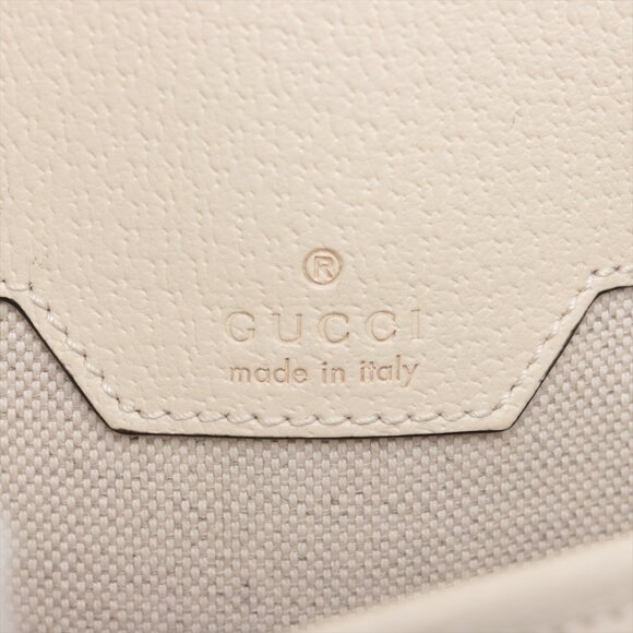 Sold out ❌Gucci GG Supreme PVC & leather Waist Bag Beige 674081 - Picture 7 of 8